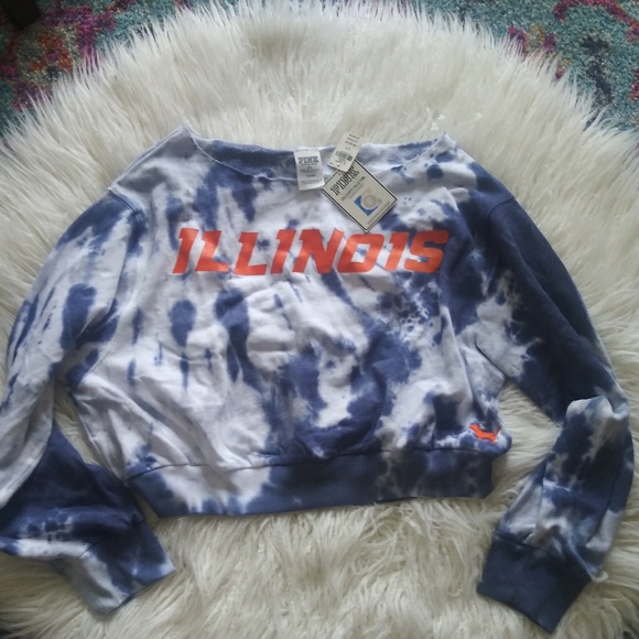 PINK Victoria's Secret Sweaters - 🔥2/30$Pink Collegiate collection ILLINOIS sweater